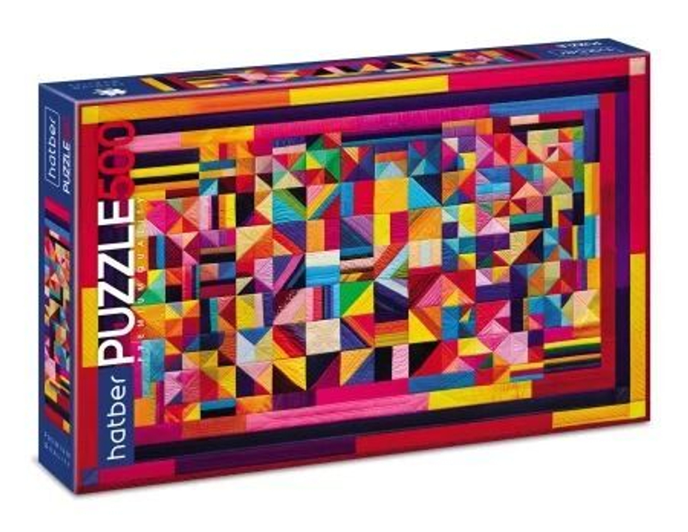 Пазлы 500 элементов 480*330мм. "Пэчворк" Premium