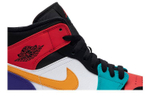 Кроссовки Jordan Air Jordan 1 Mid Whiteredmulti