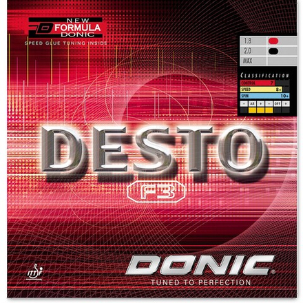 Накладка для настольного тенниса Donic Desto F3 Colored