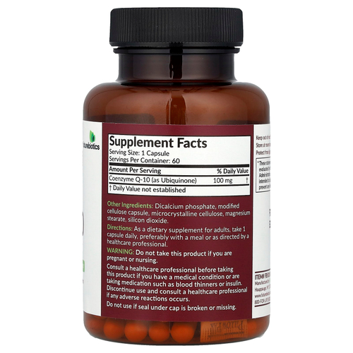 Futurebiotics, CoQ10, 100 мг, 60 вегетарианских капсул