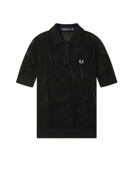 Женская Рубашка-поло Open-knit