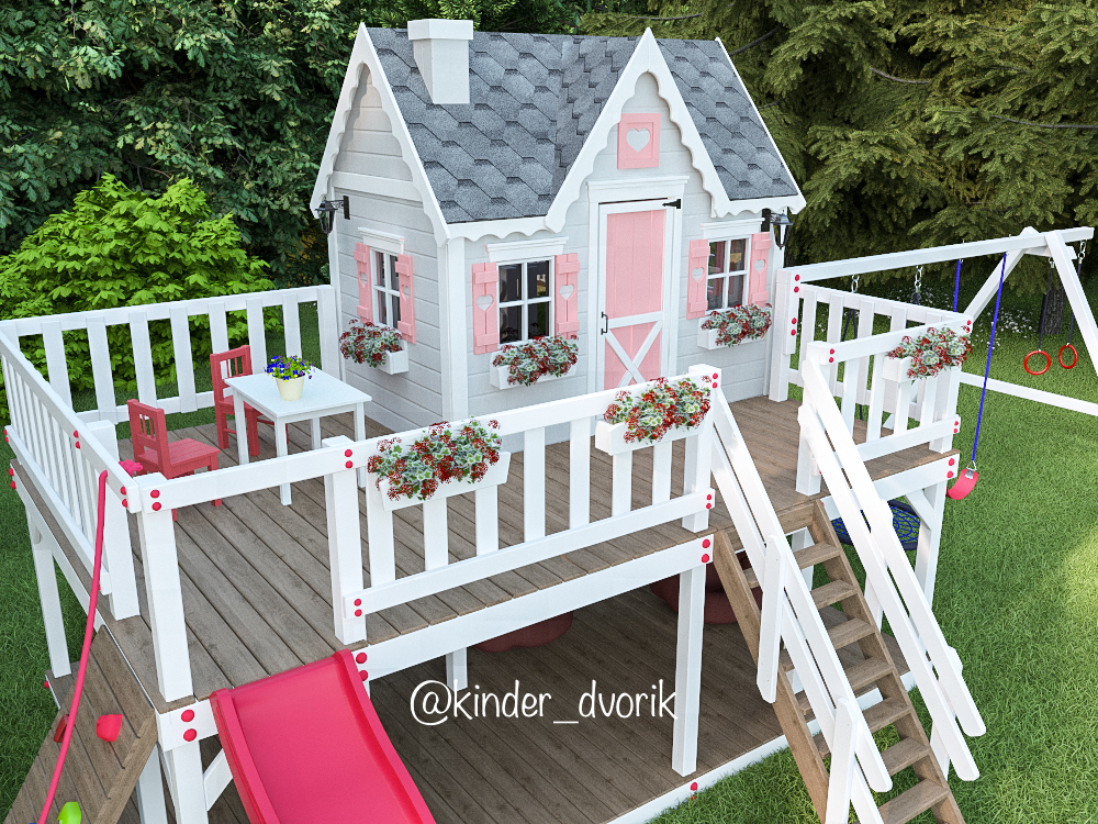 игровой домик на дачу