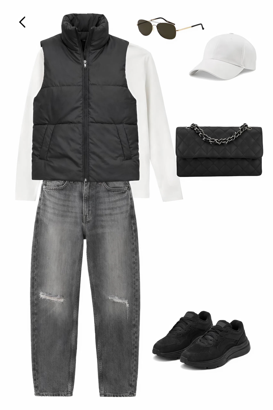 Жилет женский с воротником "HN-16" серый