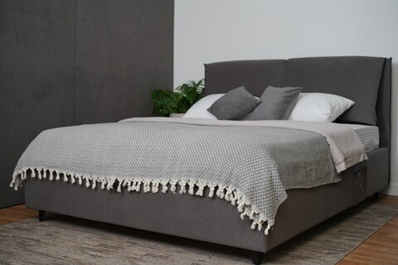 Кровать Венеция 1,4 Графит Софт