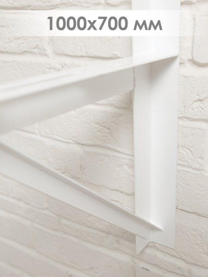 Кронштейн 410х450, S 2,0мм, (нагрузка 50 кг), пара SPL-4145УS — (6)