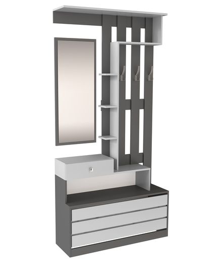 Прихожая ЯМАЙКА Яцпс-1 графит серый / камень серый