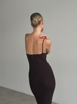 Платье DANIELLA, шоколадный