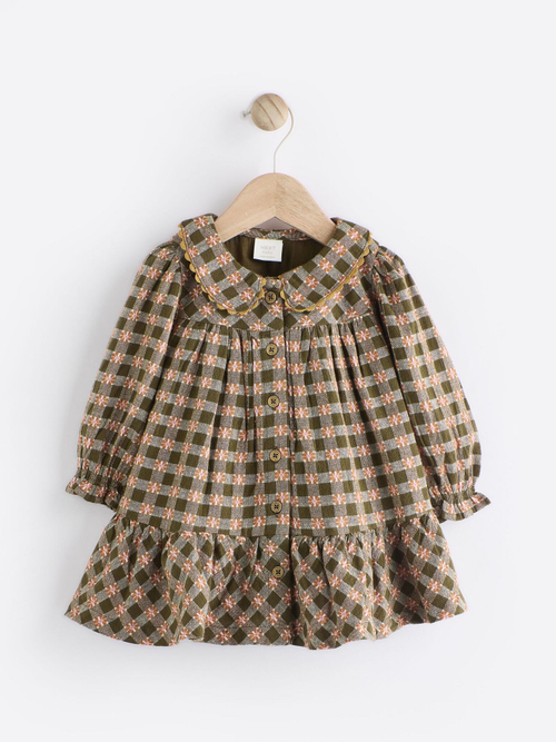 Платье и колготки в комплекте для девочки Next B49-199, Коричневый, Бежевый