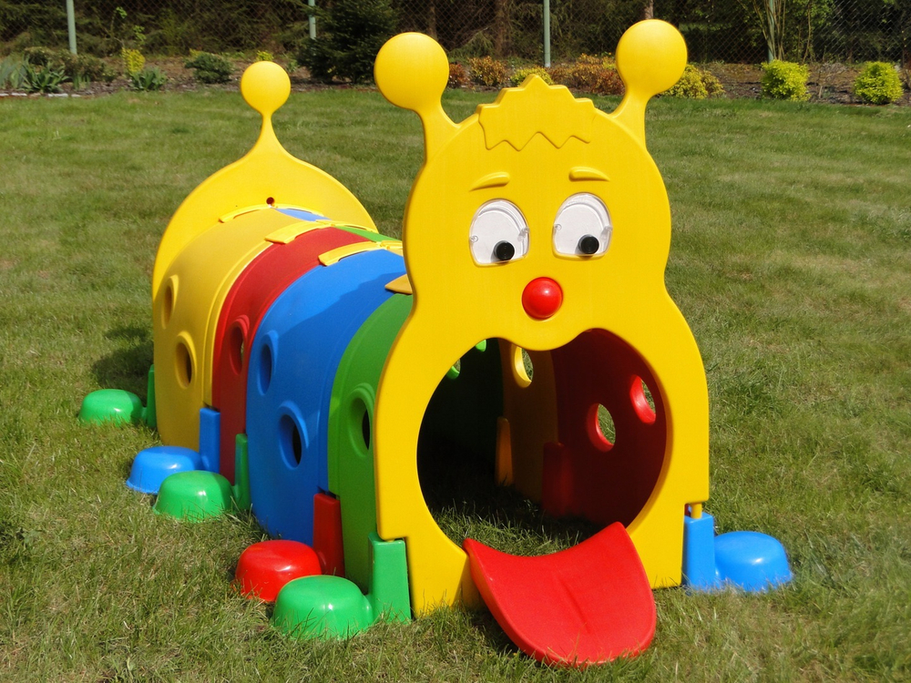 Тоннель Капризун Гусеница ZK002-2 разноцветная