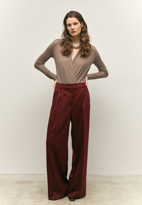 Боди с драпировкой