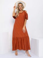 Платье Летний сад (оранжевое) П13311-1М LT Collection