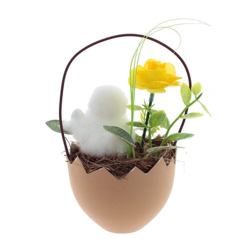 GAEM Изделие декоративное "Корзина пасхальная", L9 W9 H16 см, 3в.