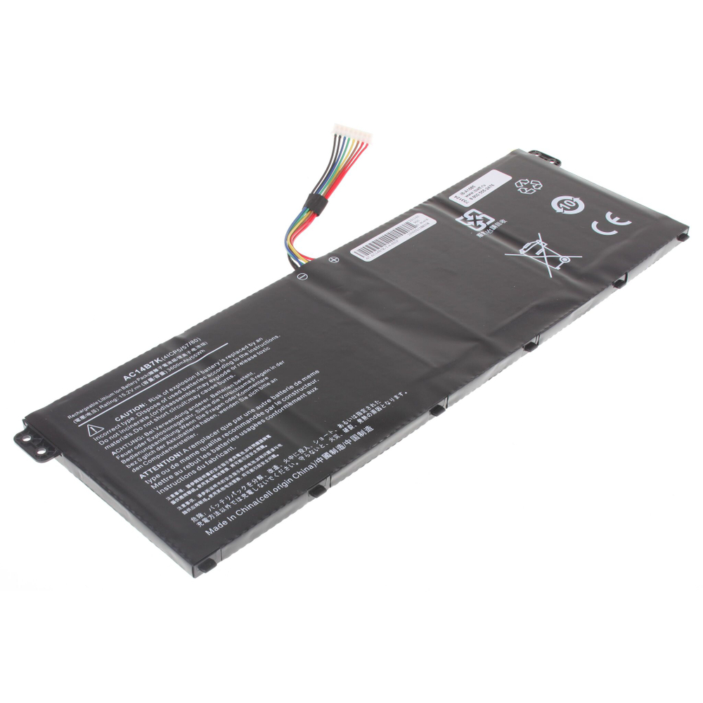 Аккумулятор iBatt 3600mAh для ноутбуков Acer Spin 5 SP515 (AC14B7K)