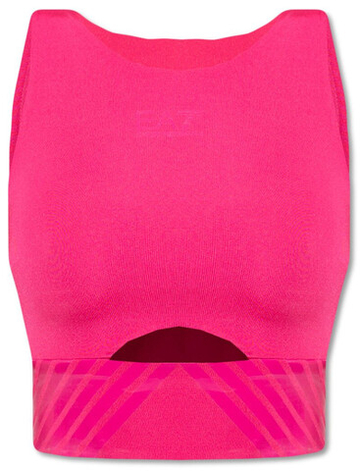 ТОП теннисный EA7 Woman Jersey Sport Bra - Розовый