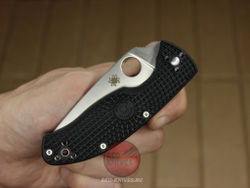Нож Spyderco Tenacious LTW - черн. рук., белый клинок RK-415