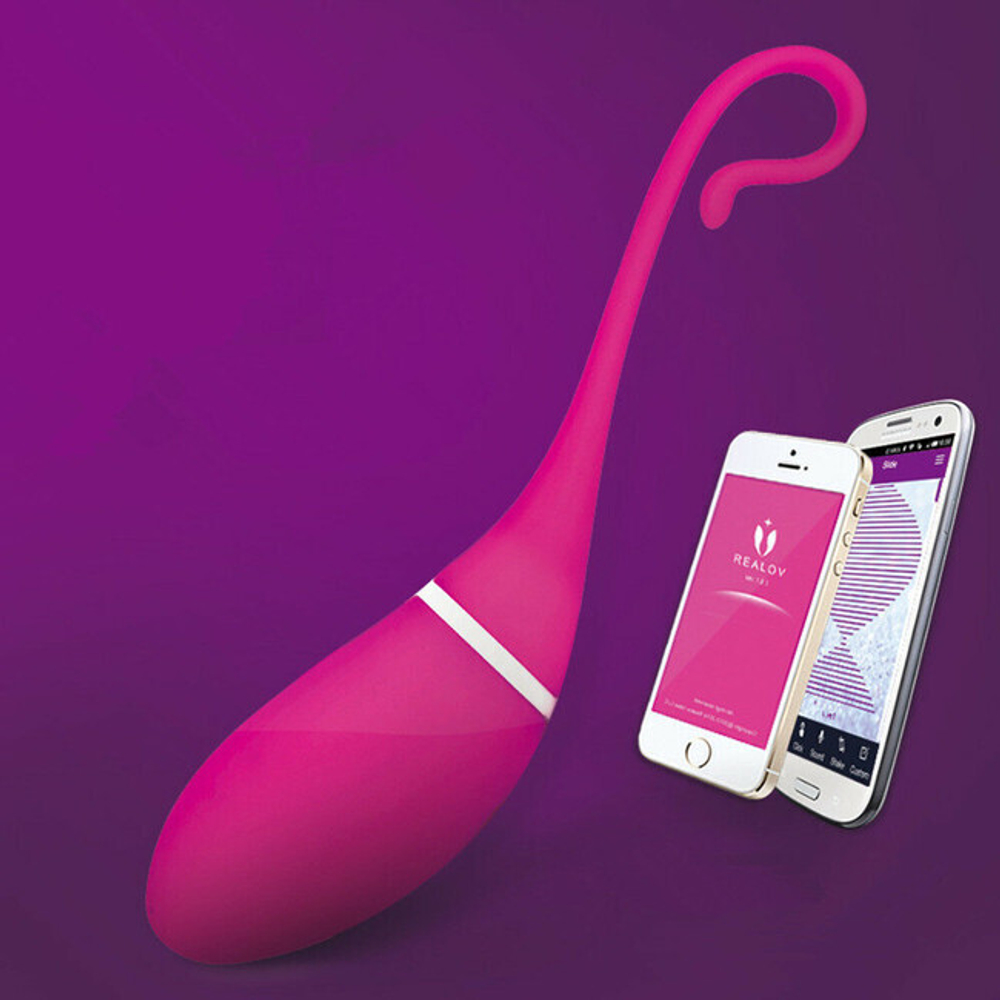 Виброяйцо перезаряжаемое с управлением через смартфон Irena I Smart Mini Vibe App Control (Цвет: розовый)