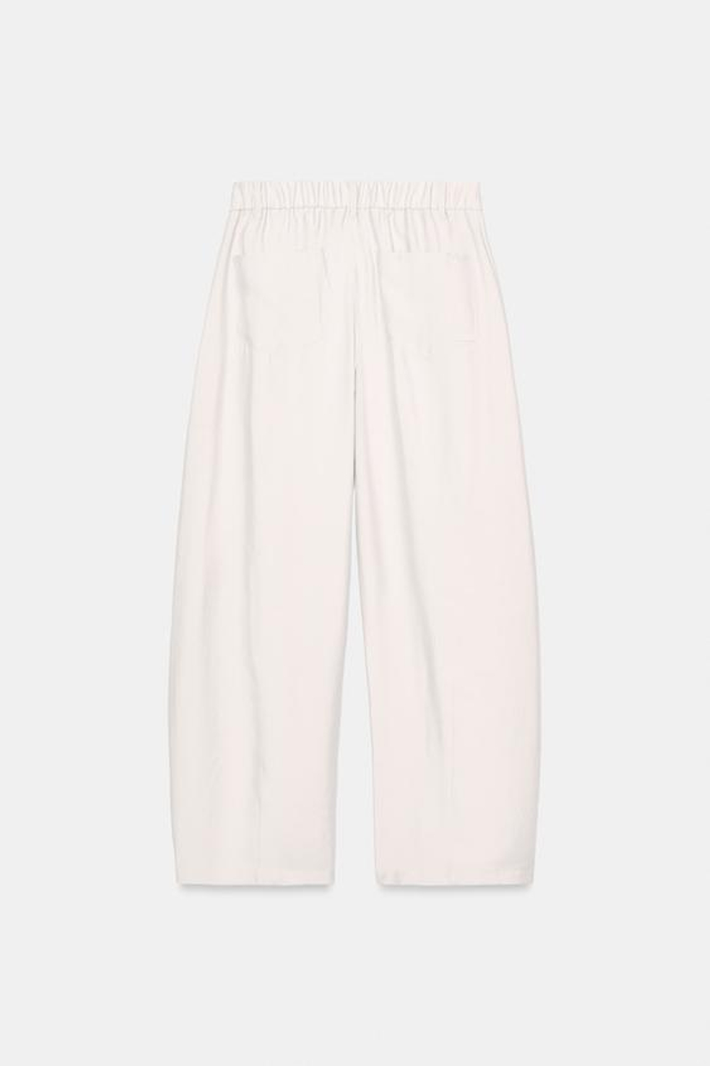 ZARA СТРУЯЩИЕСЯ БРЮКИ СО СКЛАДКАМИ, СВЕТЛО-СЕРЫЙ