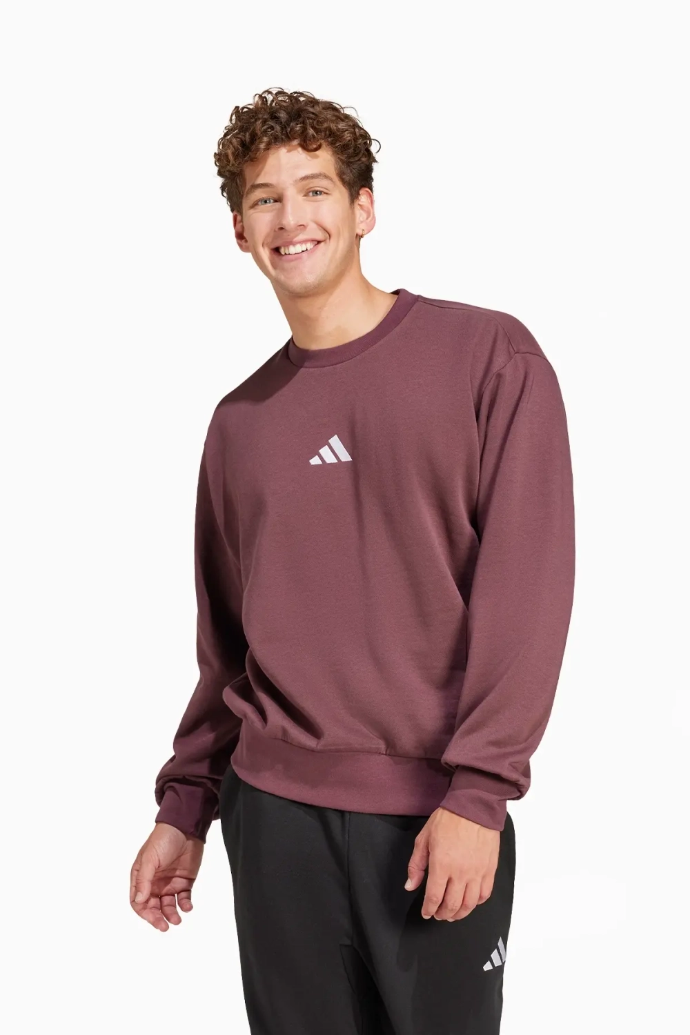 Кофта adidas Feelcozy Fleece - бордовый