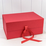 Коробка сборная 39х28х17.8 см на магнитах (Красный)