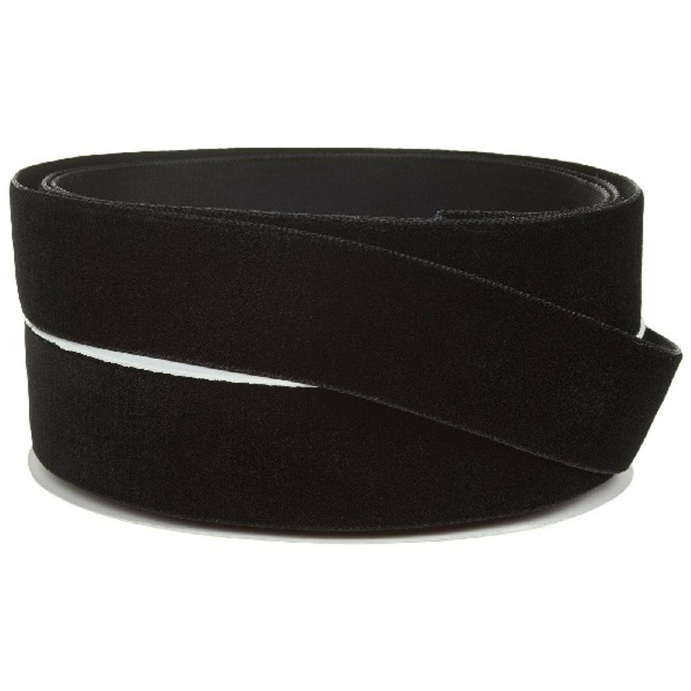 Лента декоративная (бархат) 25ммx10ярд (Черный)