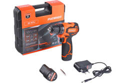 Аккумуляторная дрель-шуруповерт PATRIOT BR 367Li, две АКБ Li-Ion, 12В, 2,0 Ач, 35Нм, 2 скорости 180201367