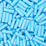 Японский бисер TOHO Bugle (стеклярус) 6mm (№43), непрозрачный глянцевый