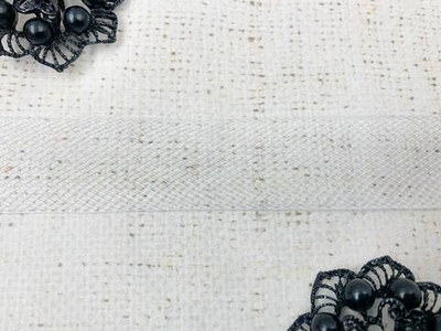 Лента регилин, сетка, ш. 2,5 см, белый