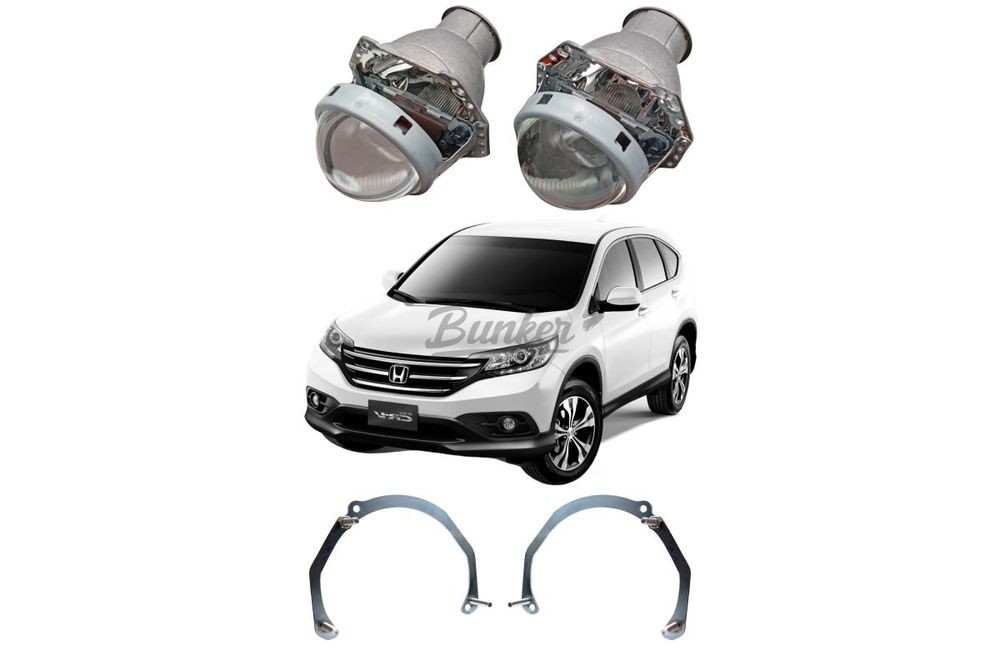 Готовый комплект для замены штатных линз Honda CRV 4 2012-2018 Тип №2