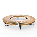 Лавка Rail Road 02 круг