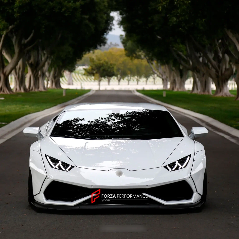Широкий карбоновый обвес для Lamborghini Huracan LP610-4 Coupe 2014-2016 Ламборгини Хуракан