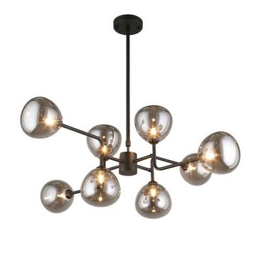 Люстра потолочная APL.913.07.08 черный Roser Aployt