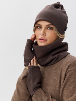 Митенки женские из футера с начесом