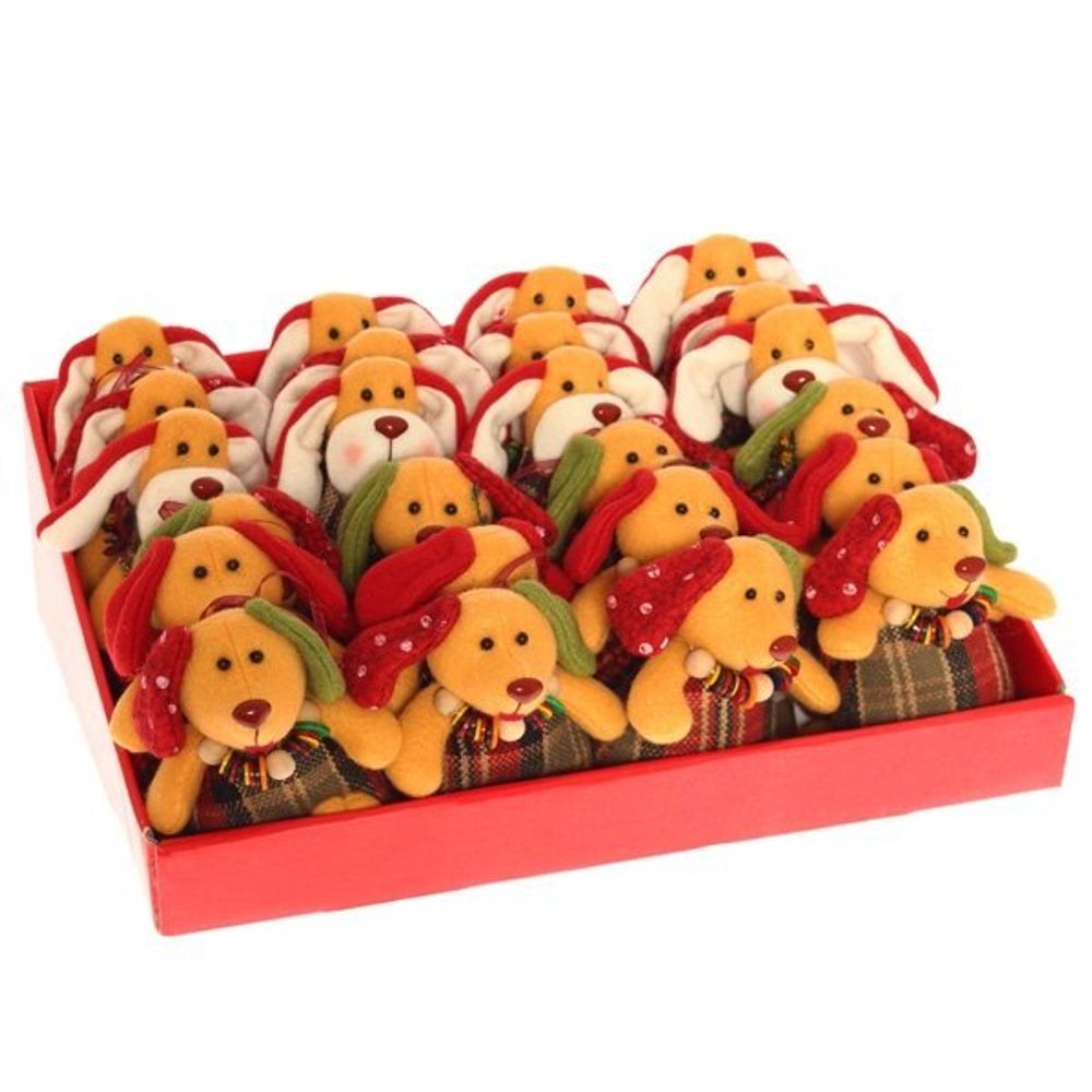 GAEM Новогоднее украшение «Собачка», L7 W5,5 H11,5 см, 6в.