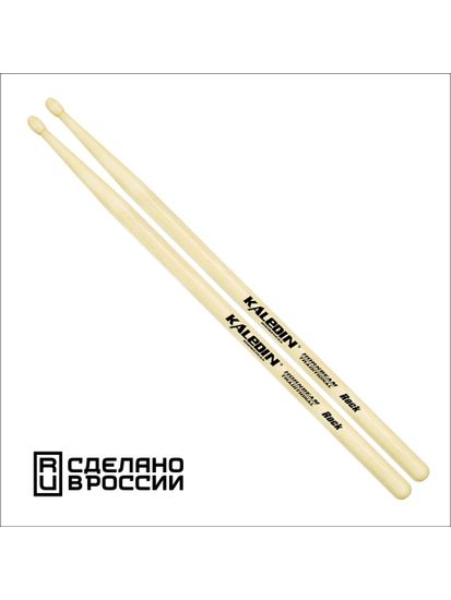 Барабанные палочки, граб, Kaledin Drumsticks Rock 7KLHBRK