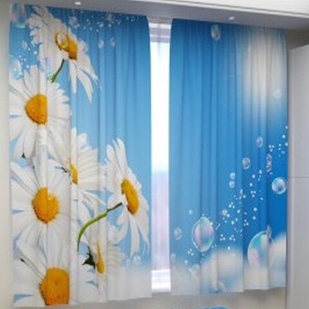 Фотошторы для кухни "РД. РОМАШКОВАЯ СВЕЖЕСТЬ", Россия.