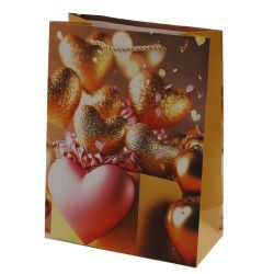 GAEM Пакет подарочный S (бумага 210г/м2, блок микс 12шт), L17,5 W9 H24 см, 4в.