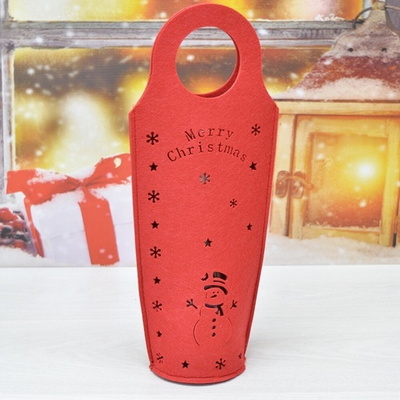 Упаковка для бутылки и подарков "Новый год" 38*16см