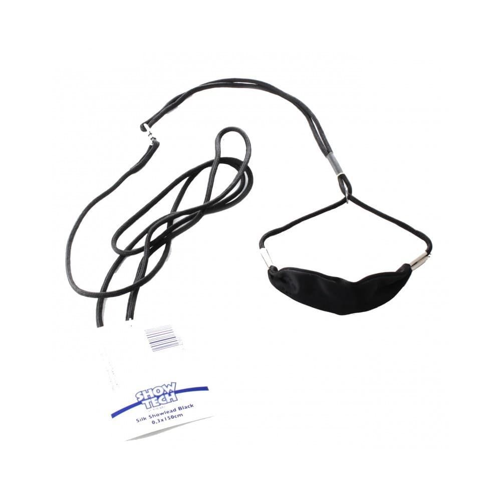 SHOW TECH шелковая ринговка 3/150 мм с подкладкой под шею черная