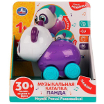 Каталка "Панда Коте ТВ" 30 песен,звуков, фраз, свет. коробка HT550-R-A (Умка)