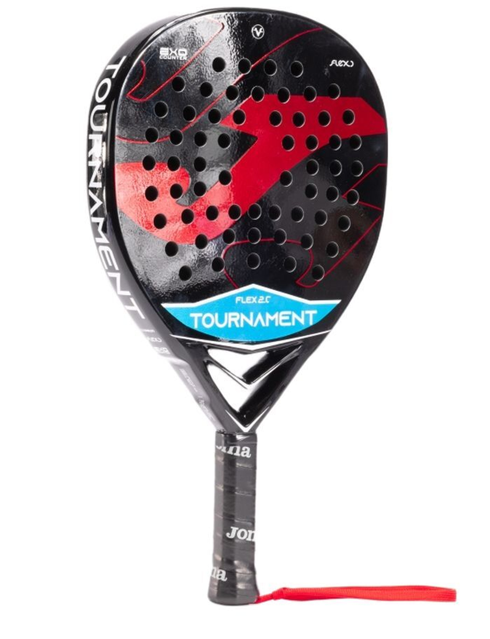 Ракетка для Padel Joma Tournament Flex - black/red