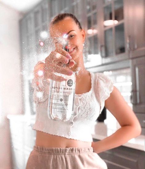 Тасманский перец и лаванда, универсальный очищающий спрей  с антибактериальным эффектом, Bondi wash