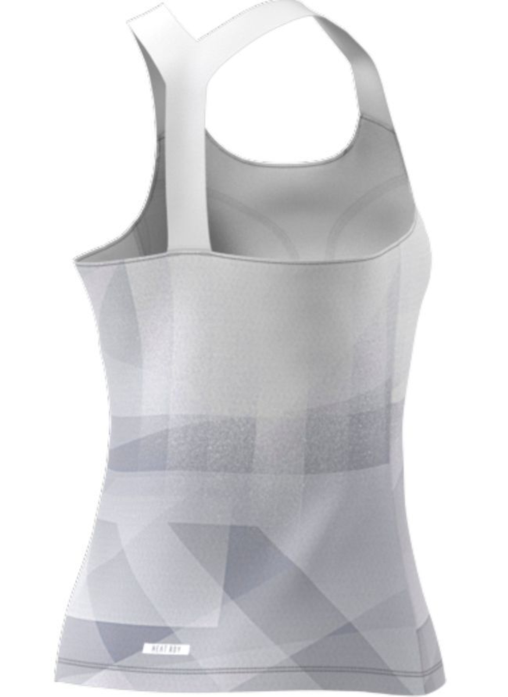 Женский топ теннисный Adidas Tennis Tokyo Y-Tank Primeblue HEAT.RDY W - white/dash grey/black