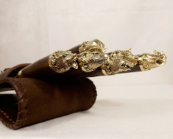 Набор шампуров "Звери"( латунь)  в колчане