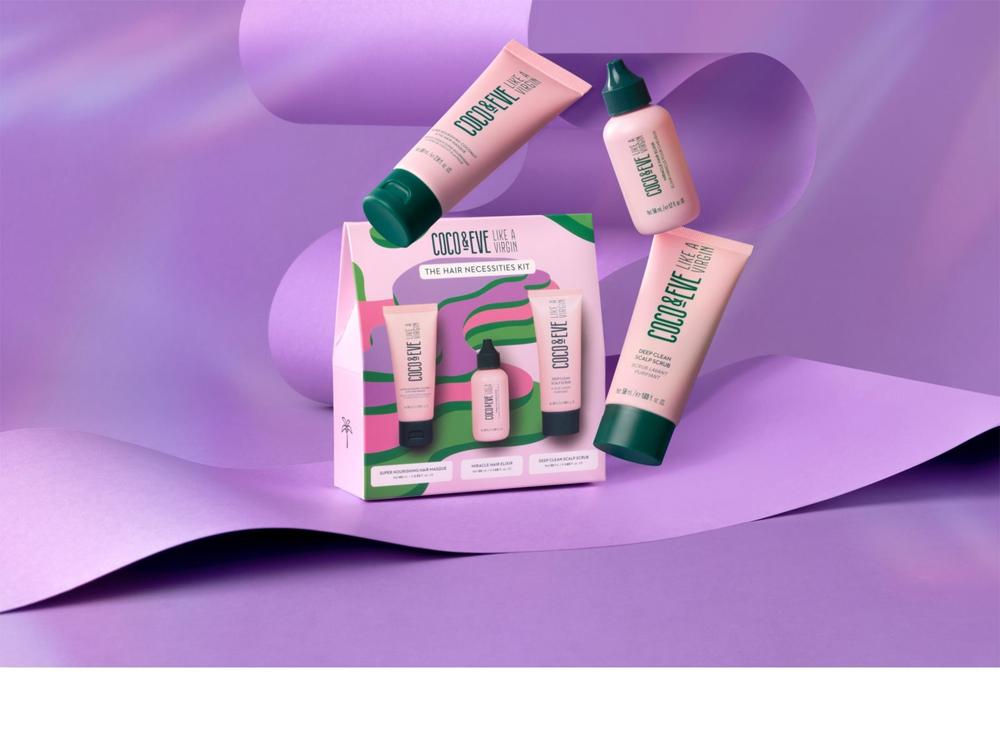 Coco & Eve Like A Virgin Hair Necessities Kit - подарочный набор (волосы и кожа головы) /   / GTIN 8886482912930