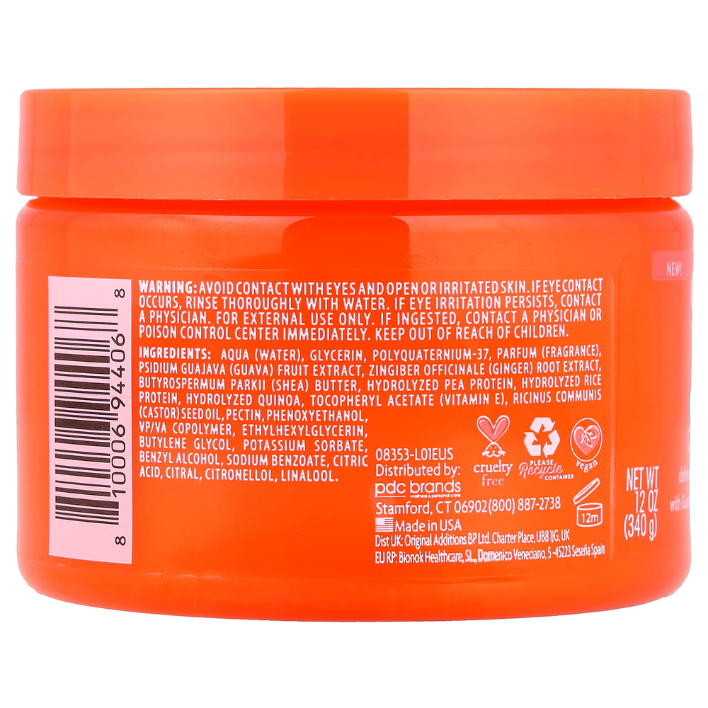 Cantu, крем-гель с гуавой, для укладки и укрепления волос, 340 г (12 унций)