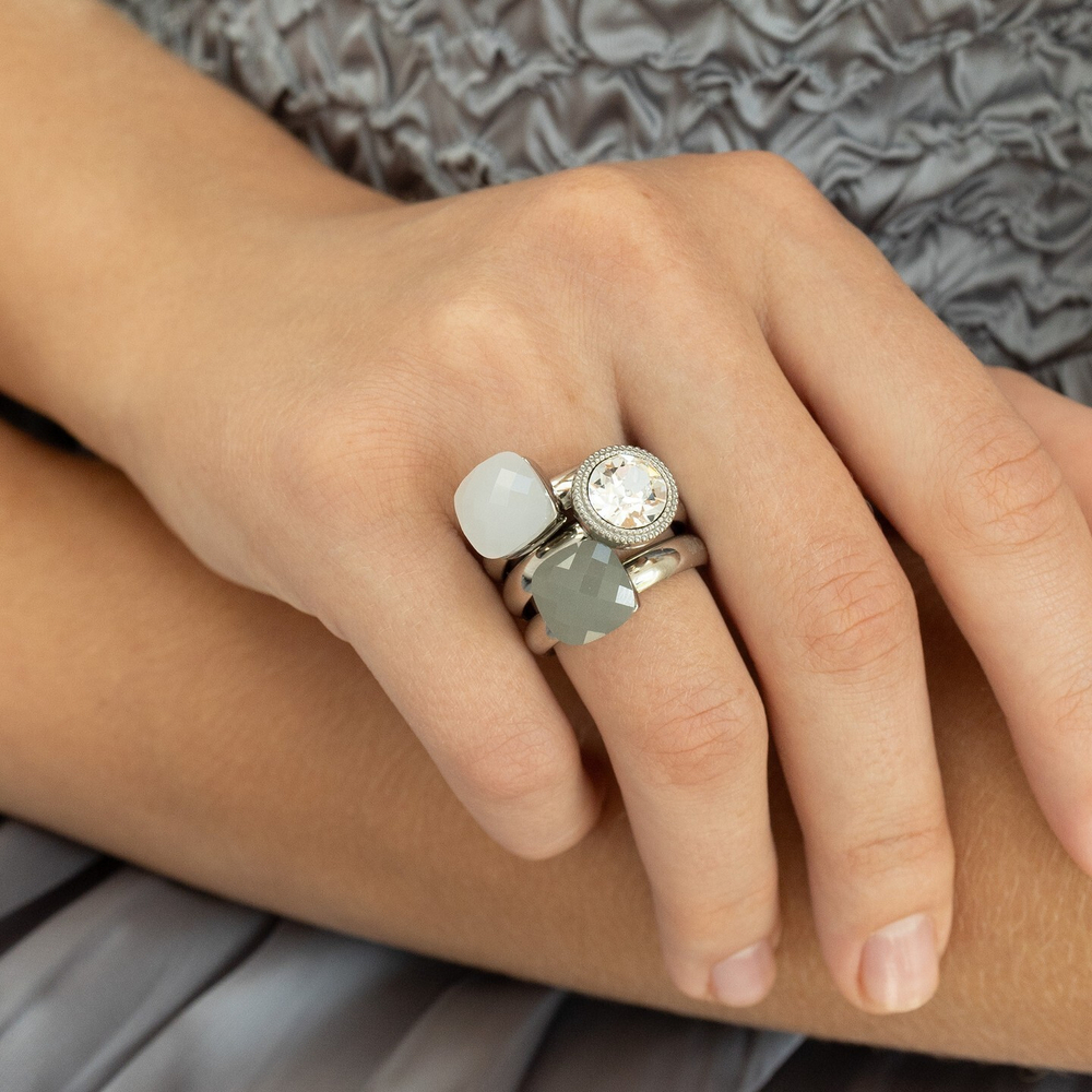 Кольцо Qudo FIRENZE 16.5 (S) White 107000/40-5420 16.5 размер 16,5