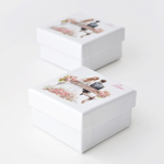 Картонный футляр «Романтика. Влюблённые №28» 60x60x34 мм