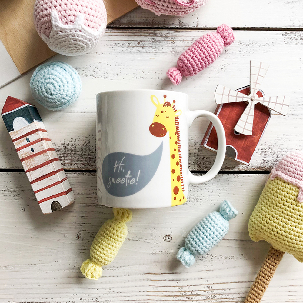 Кружка sweetie 300 мл фарфор