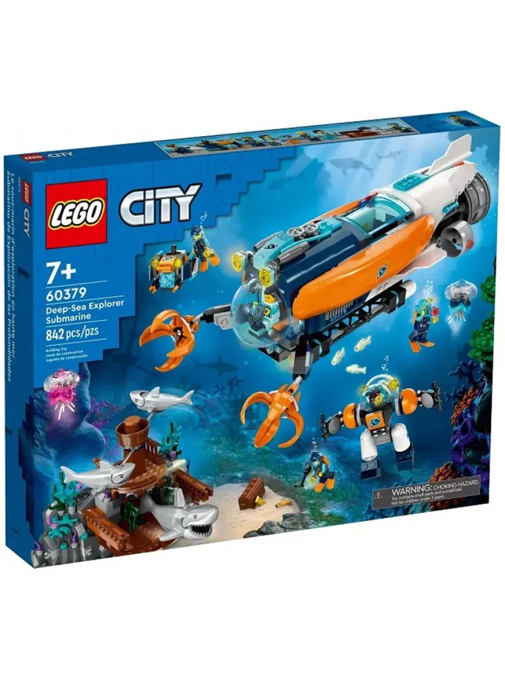Лего Сити Глубоководная подводная лодка 60379 Lego City