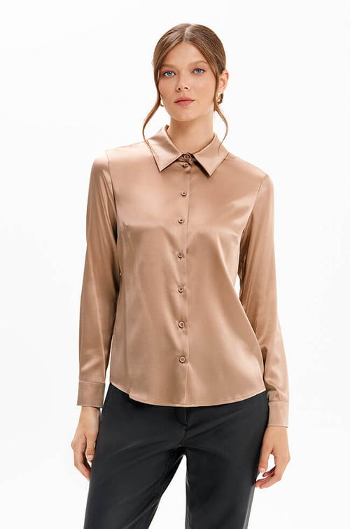 23457 Блузка женская (бежевый)